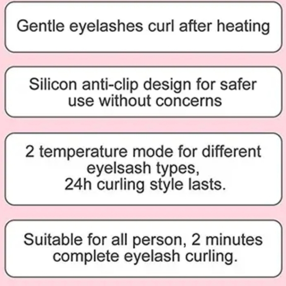 NEW! Heated Eyelash Curler. Portable / Rechargeable. Works Amazing!!! - Picture 3 of 6
